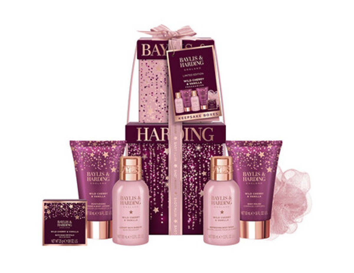 Baylis & Harding-Wild Cherry & Vanilla Body Care Set - Dárková sada péče o tělo ( 6 ks )