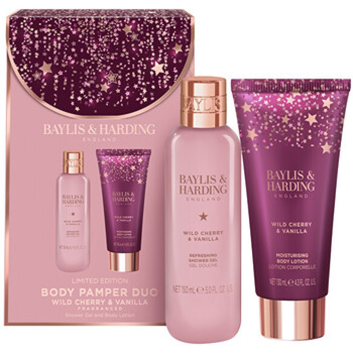 Baylis & Harding-Wild Cherry & Vanilla Duo - Dárková sada ( 2 ks )