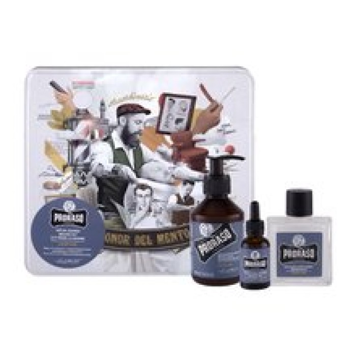 Proraso-Azur Lime Beard Wash Set - Gift set for beard care-330ml