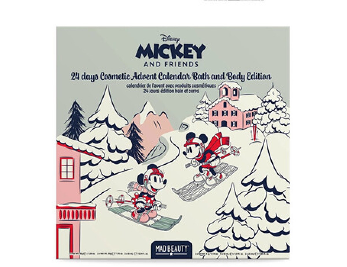 Mad Beauty-Mickey Ski Calendar - Adventní kalendář