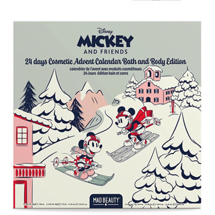 Mad Beauty-Mickey Ski Calendar - Adventní kalendář