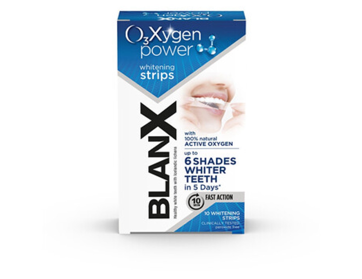 BlanX-Oxygen Power Whitening Strips - Bělicí pásky na zuby ( 10 ks )