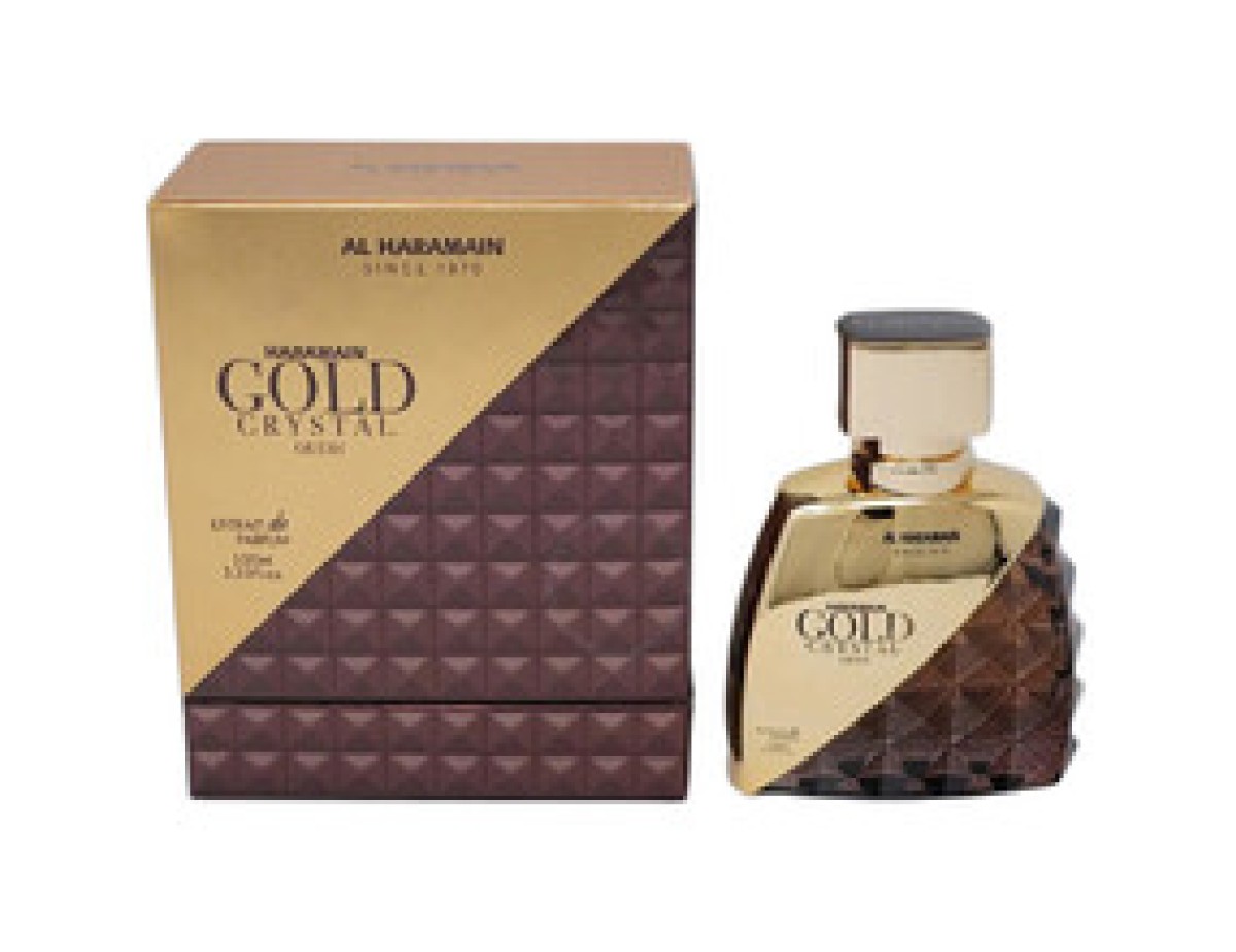 Al Haramain-Gold Crystal Oudh Parfum-100ml Al Haramain-Gold Crystal Oudh Parfum-100ml