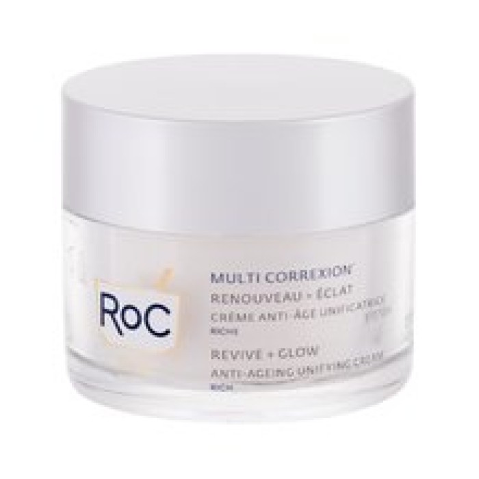 RoC-Multi Correxion Revive + Glow Anti-Ageing Unifying Cream - Nourishing anti-wrinkle cream-50ml