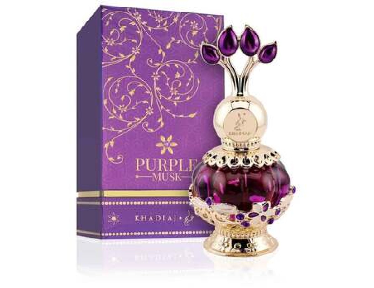 Khadlaj-Purple Musk Perfumed Oil-20ml