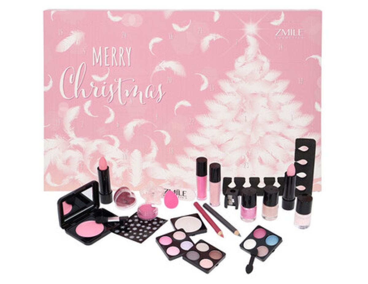 Zmile Cosmetics-Traditional Pink and Fluffy Calendar - Adventní kalendář
