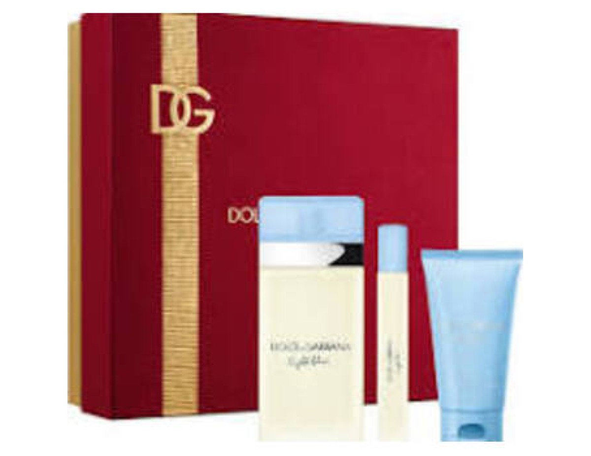 Dolce Gabbana-Light Blue Gift set EDT 100 ml, body cream Light Blue 50 ml and miniature Light Blue EDT 10 ml-100ml