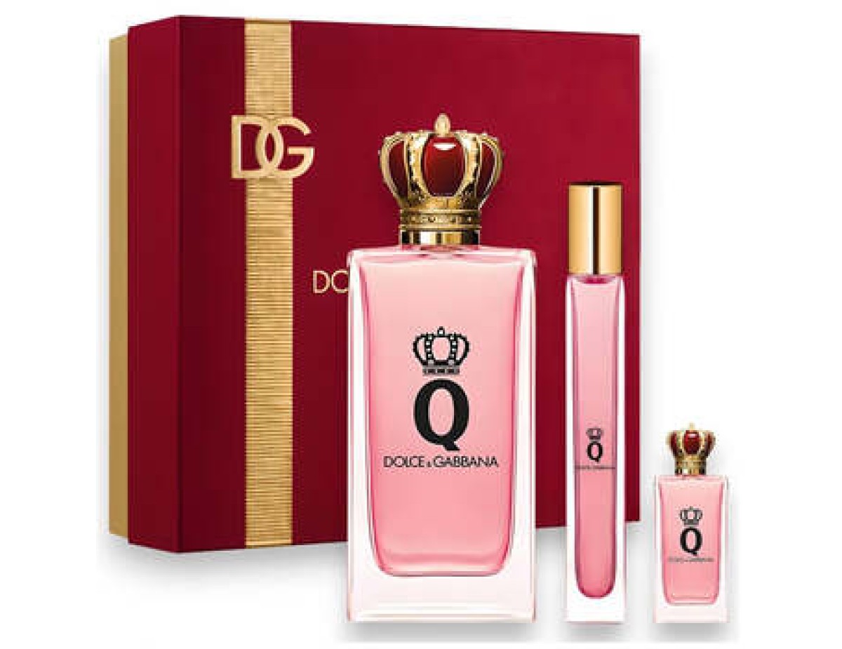 Dolce Gabbana-Q by Dolce & Gabbana Dárková sada EDP 100 ml, miniaturka EDP 5 ml a miniaturka EDP 10 ml-100ml