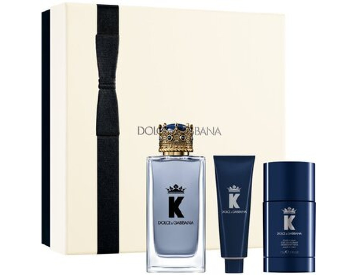 Dolce Gabbana-K by Dolce Gabbana Dárková sada EDT 100 ml, sprchový gel 50 ml a deostick 75 g-100ml