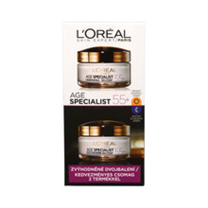 L´Oréal-Set of Day and Night Anti-wrinkle Age Special ist 55+ 2 x 50 ml-50ml