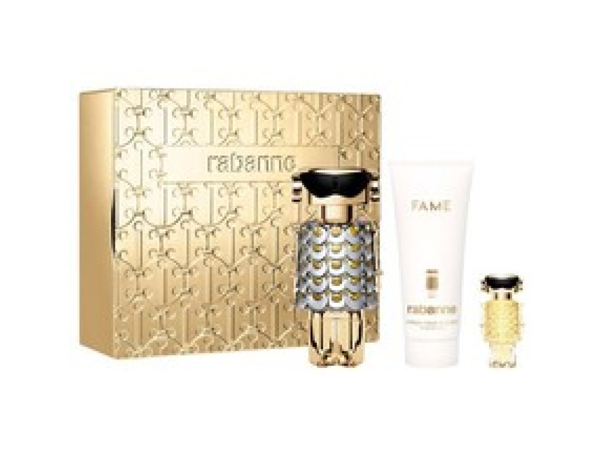 Paco Rabanne-Fame Gift Set EDP 80 ml, body lotion 100 ml and EDP 4 ml-80ml