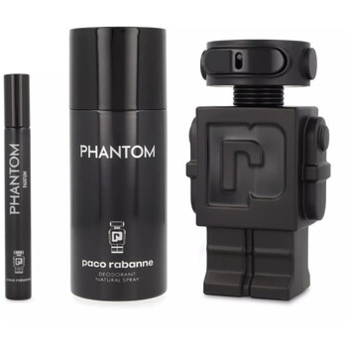 Paco Rabanne-Phantom Parfum Dárková sada Parfum 100 ml, deospray 150 ml a miniaturka Parfum 10 ml-100ml