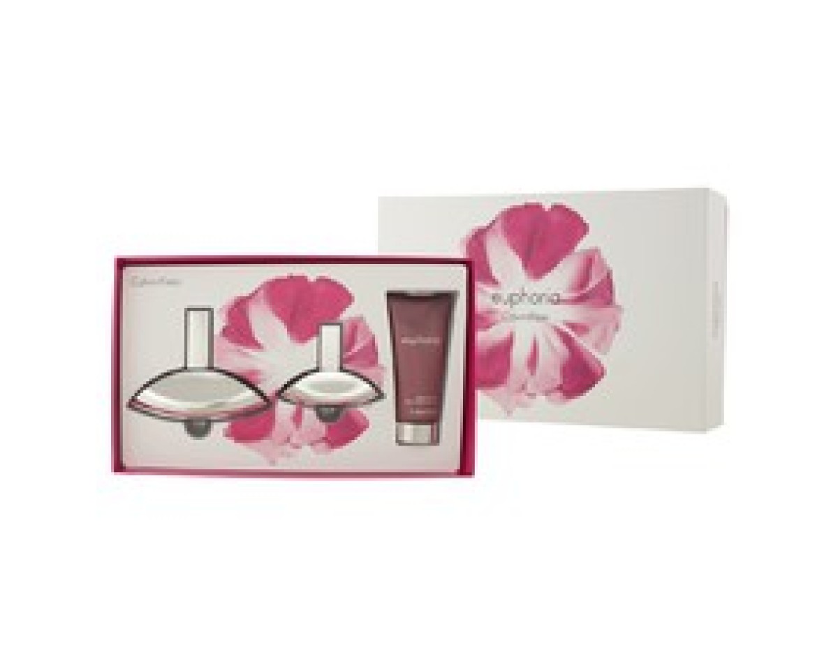 Calvin Klein-Euphoria Gift Set EDP 100 ml, Euphoria EDP 30 ml and Body Lotion Euphoria 100 ml-130ml