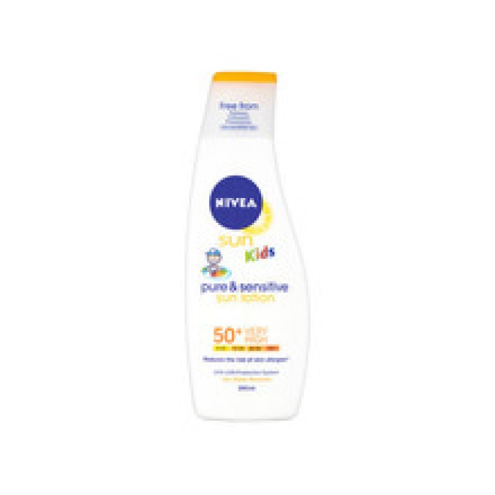 Children's sun lotion SPF 50 + Sun Kids (Pure & Sensitive Sun Lotion) 200 ml-200ml Children's sun lotion SPF 50 + Sun Kids (Pure & Sensitive Sun Lotion) 200 ml-200ml