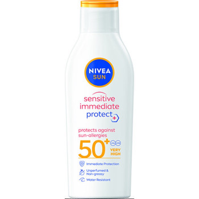 Nivea-Sun Sensitive Protect SPF 50+ - Ochranné mléko pro citlivou pokožku-200ml