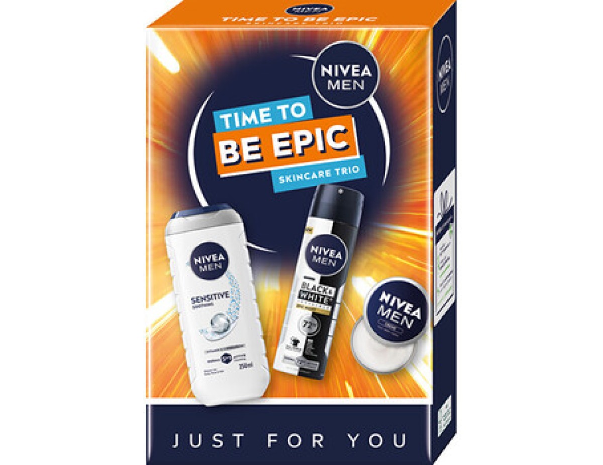 Nivea-Homme Time to Be Epic Set - Dárková sada pro muže