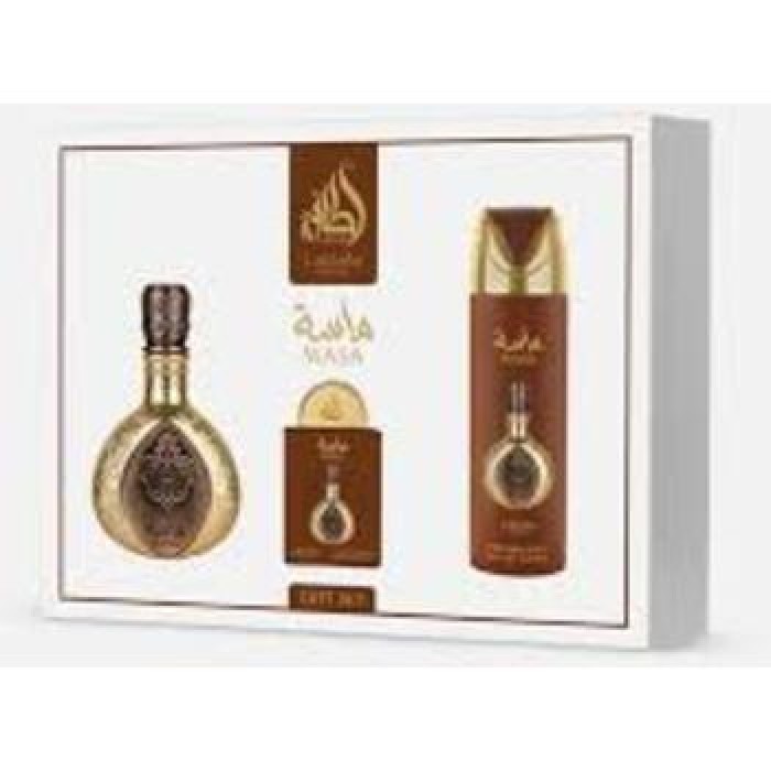 Lattafa Perfumes-Masa Dárková sada EDP 100 ml, deospray 200 ml a EDP 20 ml-100ml