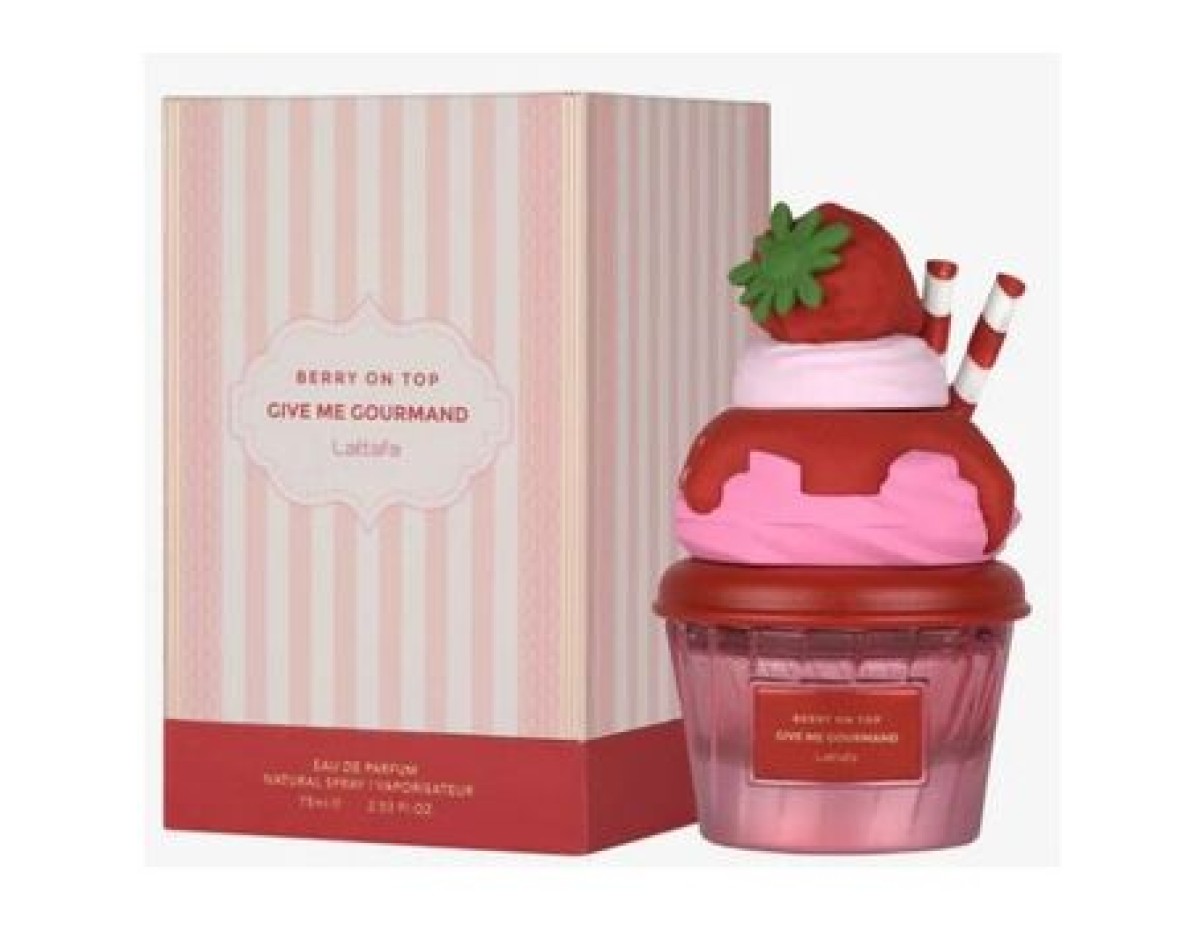 Lattafa Perfumes-Give Me Gourmand Berry On Top EDP-75ml Lattafa Perfumes-Give Me Gourmand Berry On Top EDP-75ml