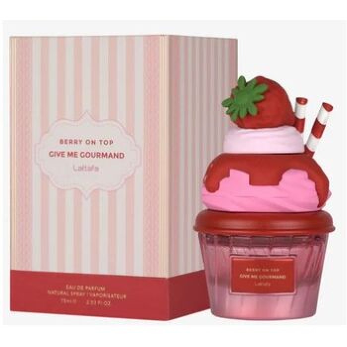 Lattafa Perfumes-Give Me Gourmand Berry On Top EDP-75ml