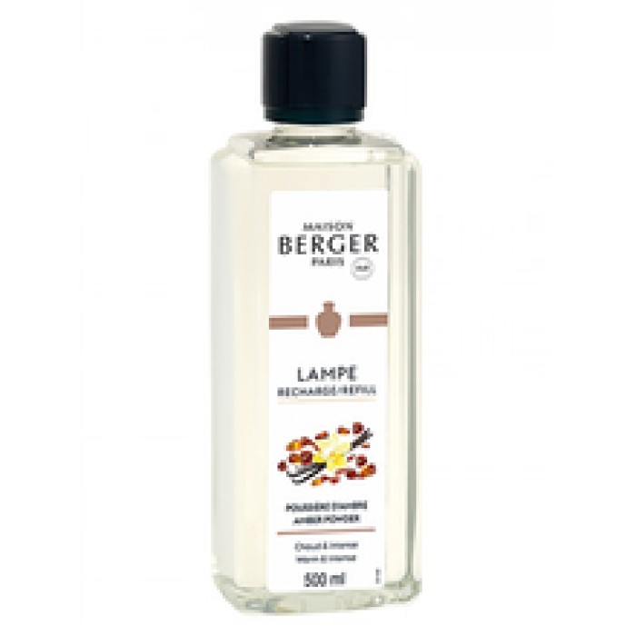 Maison Berger Paris-Amber Powder Lampe Recharge/Refill-500ml
