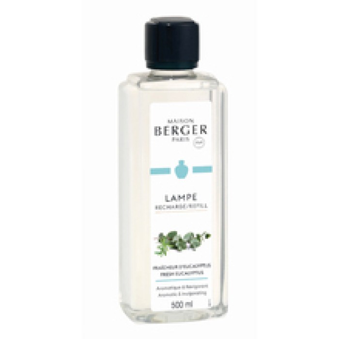 Maison Berger Paris-Fresh Eucalyptus Lampe Recharge/Refill ( Fresh eucalyptus  )-500ml