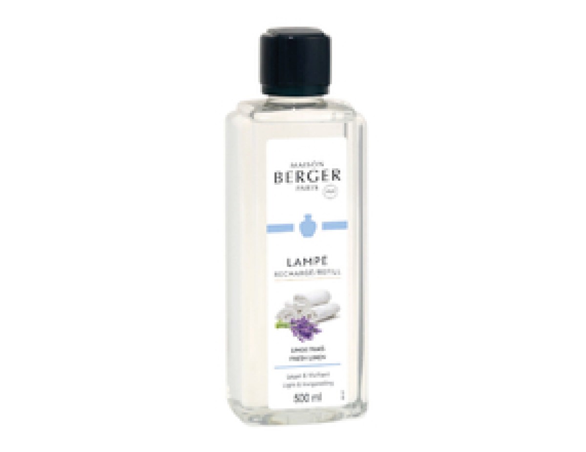 Maison Berger Paris-Fresh Linen Lampe Recharge/Refill-500ml Maison Berger Paris-Fresh Linen Lampe Recharge/Refill-500ml