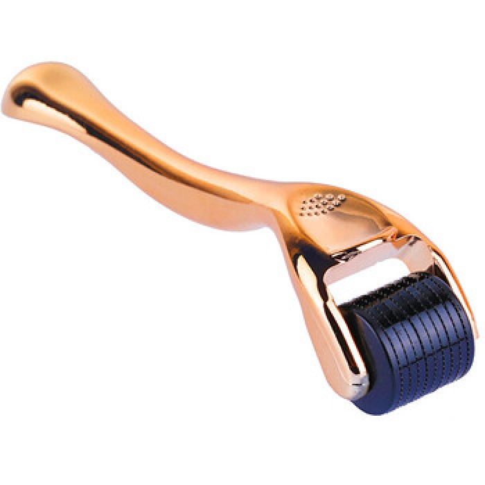 Single Microneedle Roller ( Golden Handle )