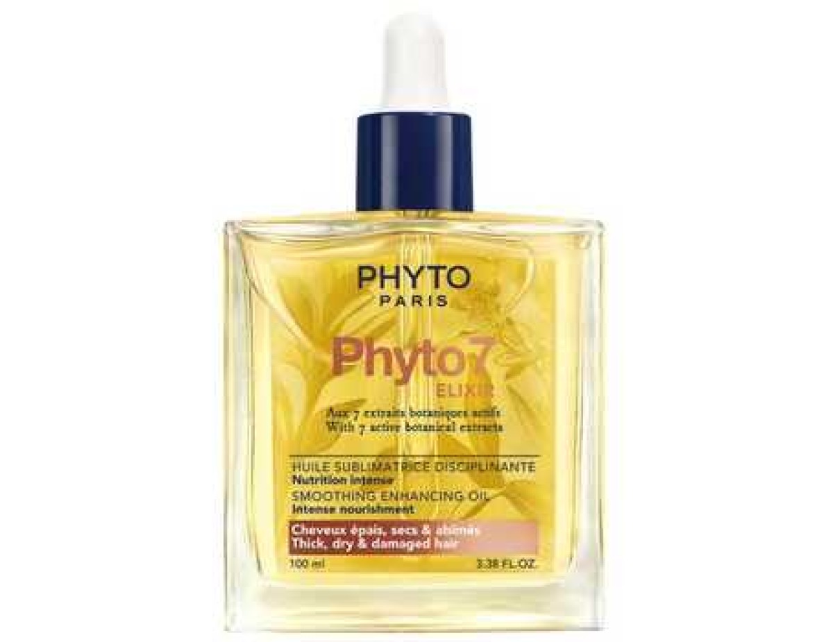 Phyto Professional-7 Elixir Smoothing Enhancing Oil - Uhlazující olej pro hebkost a lesk vlasů-100ml