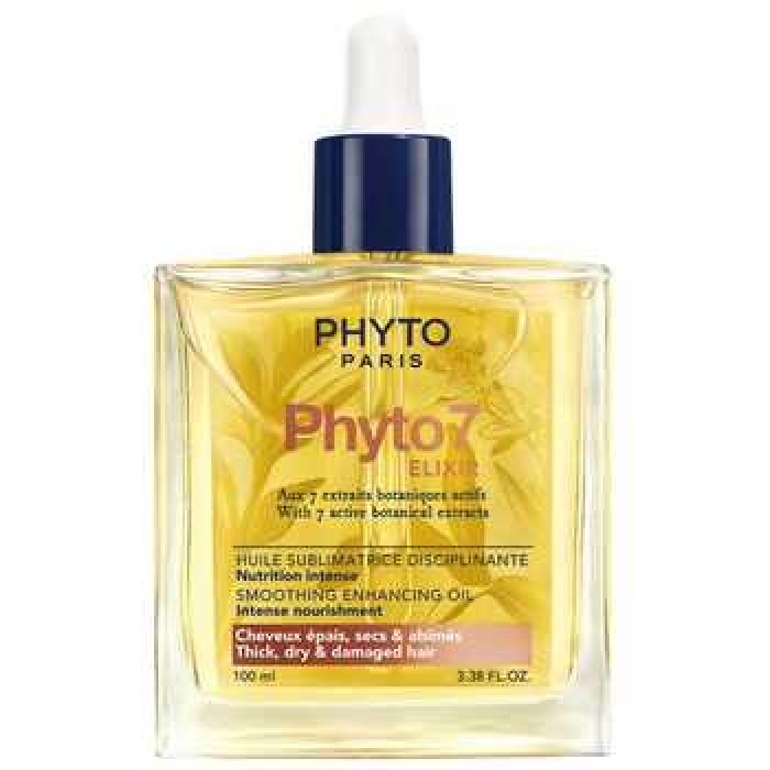 Phyto Professional-7 Elixir Smoothing Enhancing Oil - Uhlazující olej pro hebkost a lesk vlasů-100ml