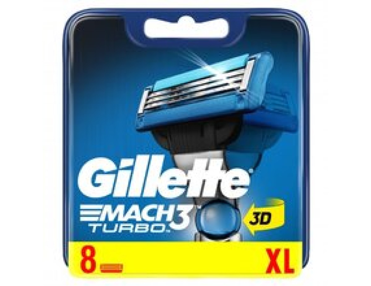 Gillette-Mach 3 Turbo - Spare head-12.0ks