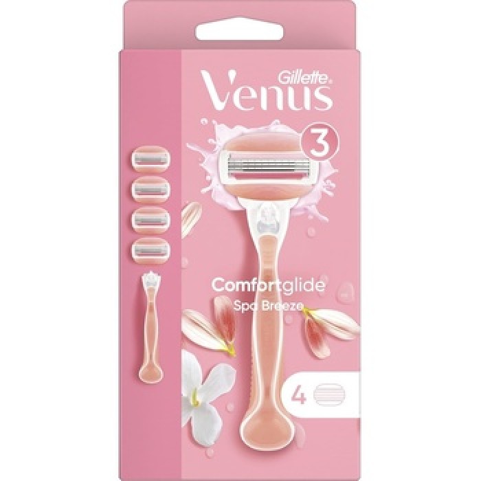 Venus Breeze Women's Shaver + 4 heads
