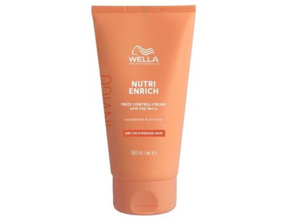 Wella Professional-Invigo Nutri-Enrich Frizz Control Cream - Rinse-free anti-frizz cream for dry and damaged hair-150ml Wella Professional-Invigo Nutri-Enrich Frizz Control Cream - Rinse-free anti-frizz cream for dry and damaged hair-150ml