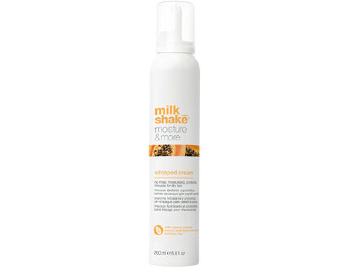 Milk Shake-Moisture & More Whipped Cream - Hydratační bezoplachová pěna na vlasy-200ml Milk Shake-Moisture & More Whipped Cream - Hydratační bezoplachová pěna na vlasy-200ml