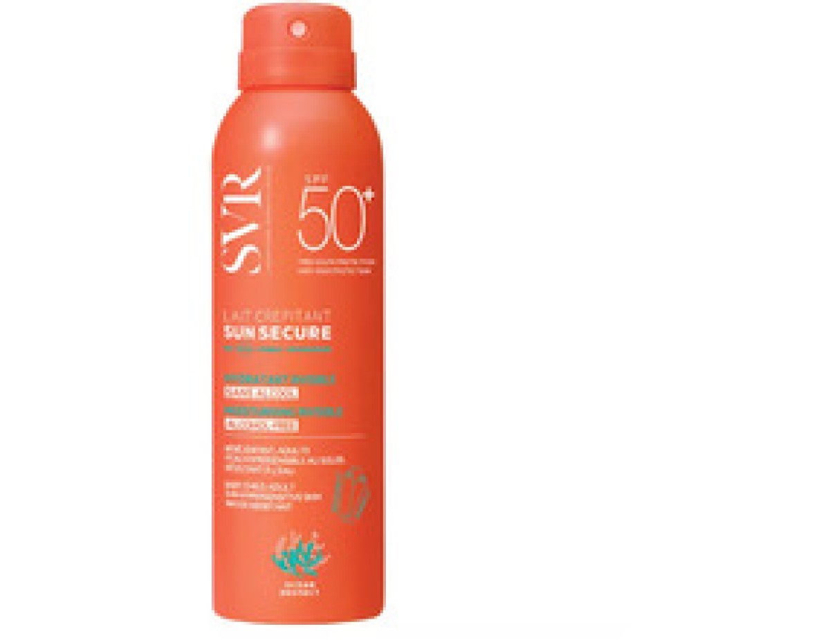 SVR Laboratoire-Sun Secure Moisturising Invisible Spray SPF 50+ - Sprej na opalování bez alkoholu-200ml SVR Laboratoire-Sun Secure Moisturising Invisible Spray SPF 50+ - Sprej na opalování bez alkoholu-200ml