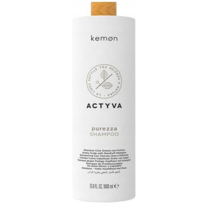 Kemon-Actyva Purezza Shampoo (normal to oily hair)-1000ml