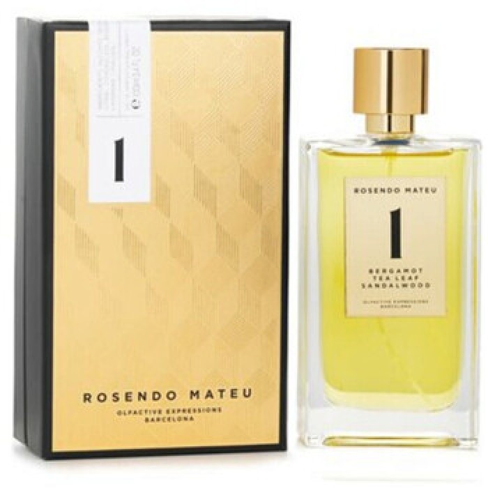 Rosendo Mateu-Nº 1 Bergamot, Tea Leaf, Sandalwood EDP-100ml Rosendo Mateu-Nº 1 Bergamot, Tea Leaf, Sandalwood EDP-100ml