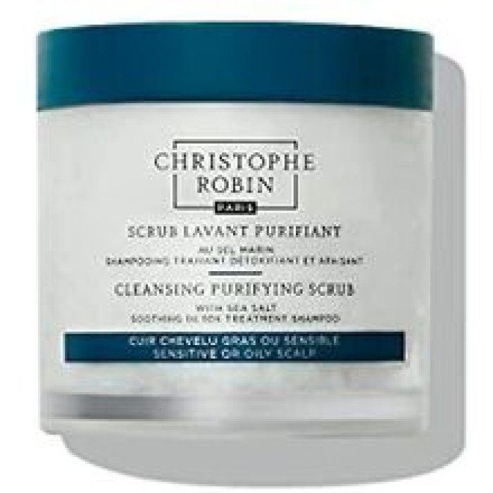 Christophe Robin-Cleansing Purifying Scrub with Sea Salt - Čisticí šampon s peelingovým efektem-250ml