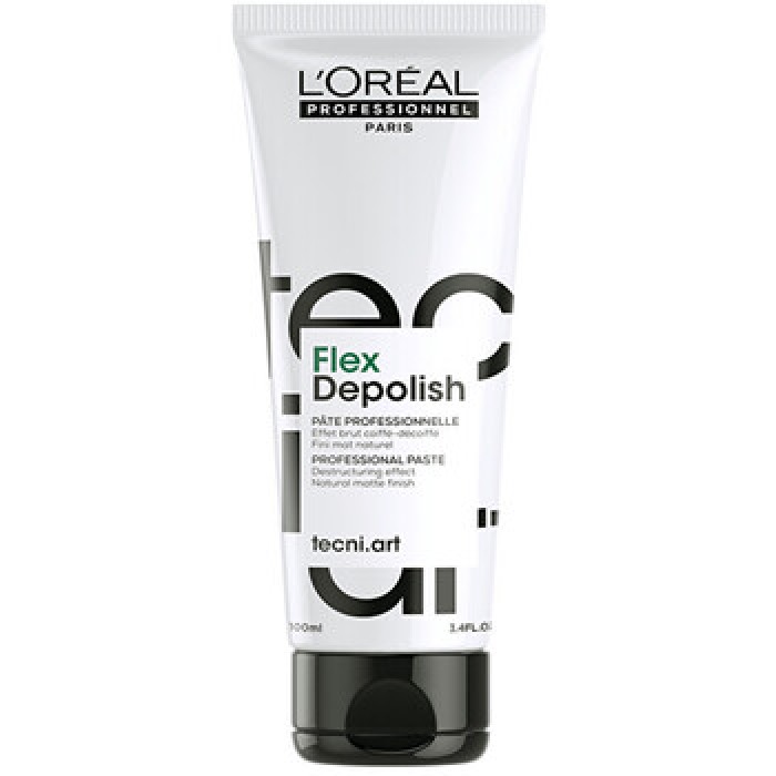 L´Oréal Professionnel-Destructuring Paste Rough Effect - Mattifying and modeling cream paste for hair-100ml