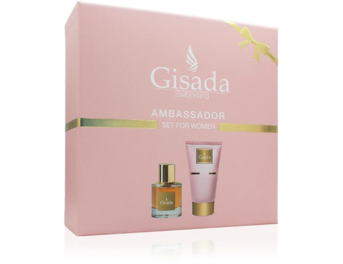 Gisada-Gisada Ambassador Women Dárková sada EDP 50 ml a sprchový gel 100 ml-50ml Gisada-Gisada Ambassador Women Dárková sada EDP 50 ml a sprchový gel 100 ml-50ml