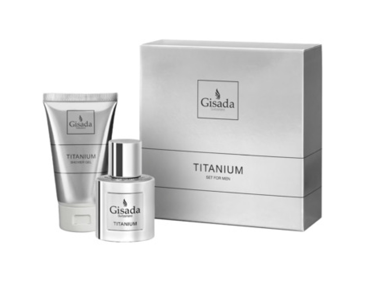 Gisada-Titanium Dárková sada EDP 50 ml a sprchový gel 100 ml-50ml