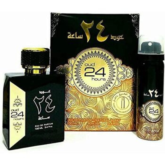 Ard Al Zaafaran-Oud 24 Hours Dárková sada EDP 100 ml a deodorant 50 ml-100ml Ard Al Zaafaran-Oud 24 Hours Dárková sada EDP 100 ml a deodorant 50 ml-100ml