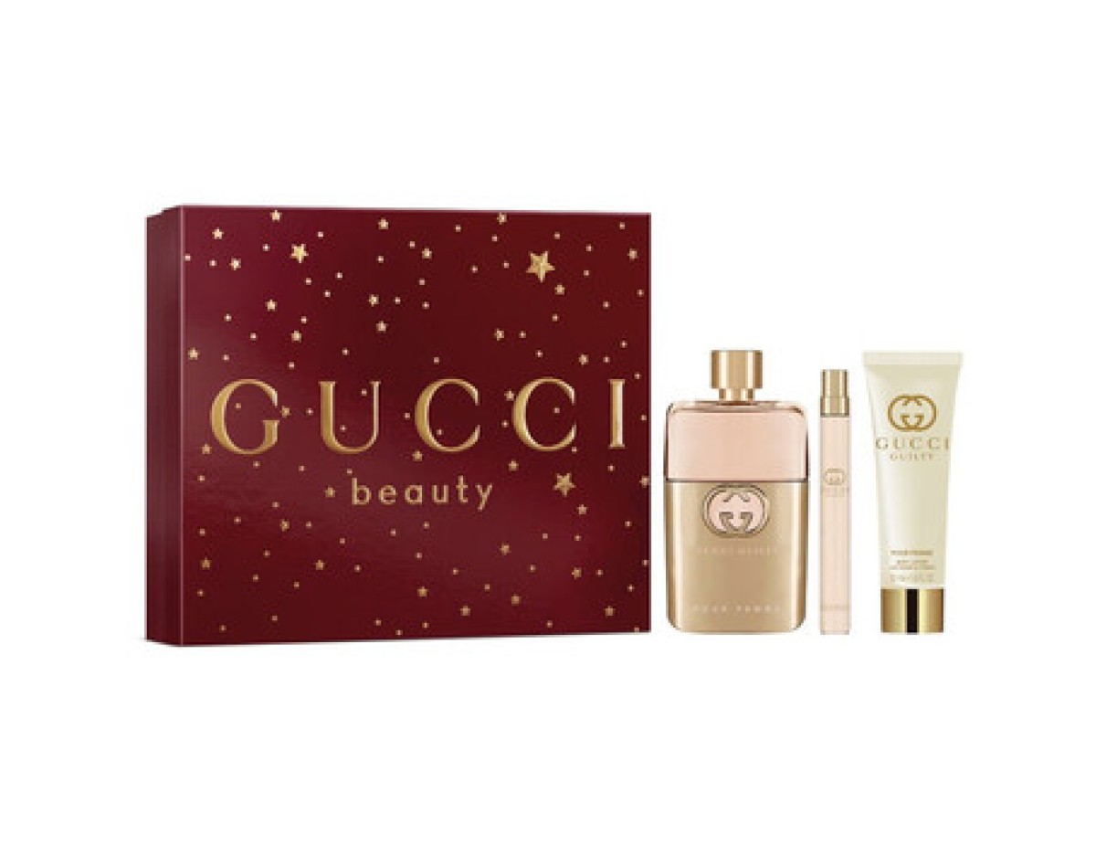 Gucci-Guilty Pour Femme Gift Set EDP 90ml, Body Lotion 50ml and Mini EDP 10ml-90ml