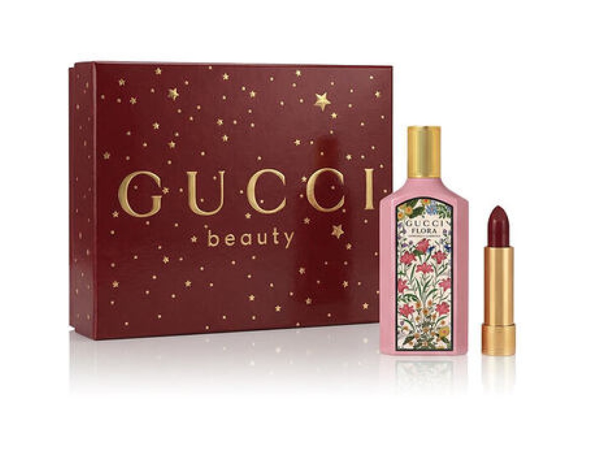 Gucci-Flora Gorgeous Gardenia Dárková sada EDP 50 ml a rtěnka 1,8 g-100ml Gucci-Flora Gorgeous Gardenia Dárková sada EDP 50 ml a rtěnka 1,8 g-100ml