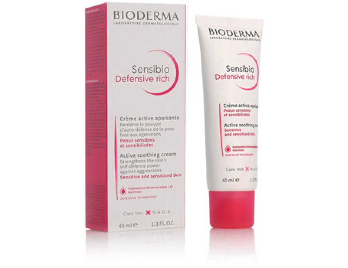 Bioderma-Sensibio Defensive Rich Active Soothing Cream (sensitive skin)-40ml