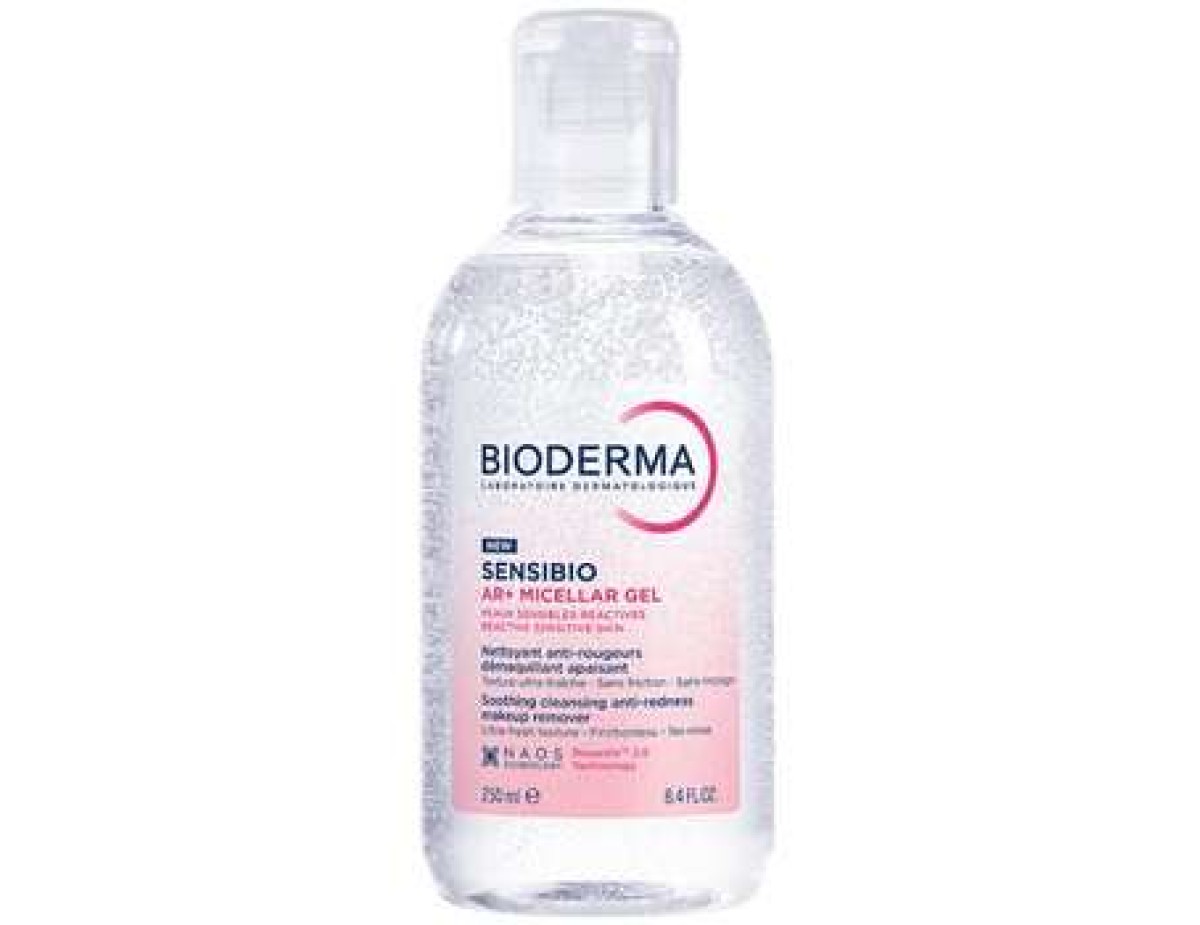 Bioderma-Sensibio AR+ Micellar Gel - Micelární čisticí gel pro citlivou pleť se sklonem ke zčervenání-250ml