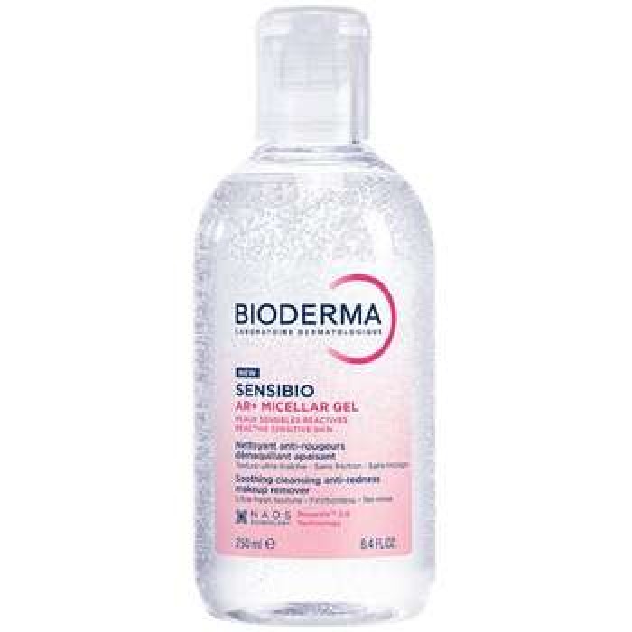 Bioderma-Sensibio AR+ Micellar Gel - Micelární čisticí gel pro citlivou pleť se sklonem ke zčervenání-250ml