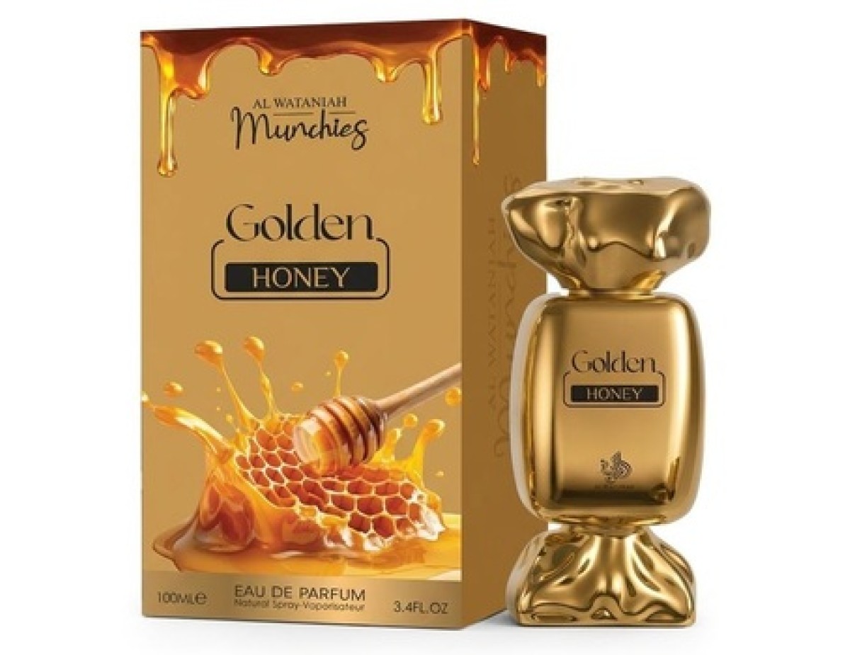 Al Wataniah-Munchies Golden Honey EDP-100ml Al Wataniah-Munchies Golden Honey EDP-100ml