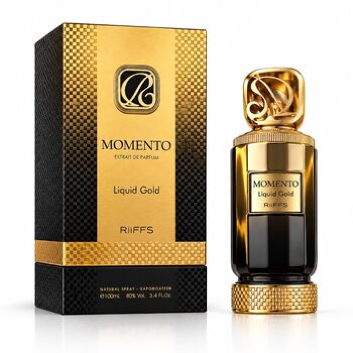 Riiffs Perfumes-Momento Liquid Gold Extrait de Parfum-100ml