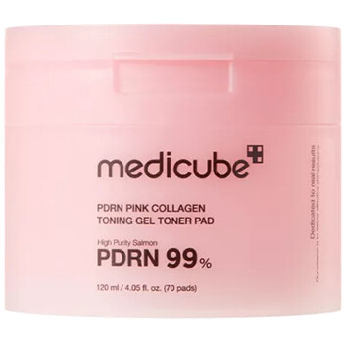 Medicube -PDRN Pink Collagen Toning Gel Toner Pad - Gelové tonizační polštářky ( 70 ks ) Medicube -PDRN Pink Collagen Toning Gel Toner Pad - Gelové tonizační polštářky ( 70 ks )