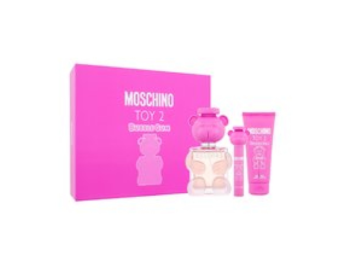 Moschino-Toy 2 Bubble Gum Dárková sada EDT 100 ml, miniaturka EDT 10 ml a tělové mléko 100 ml-100ml